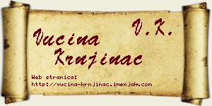 Vucina Krnjinac vizit kartica